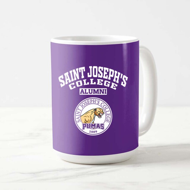 Saint Josephs College Pumas IN LG Alumni Mug