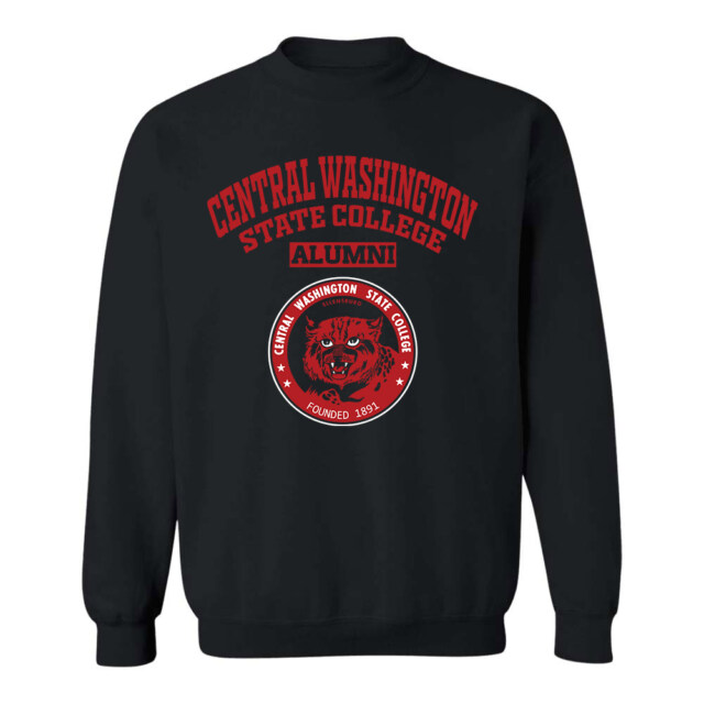 Central Washington State College CWSC WA LG Alumni Sweatshirt