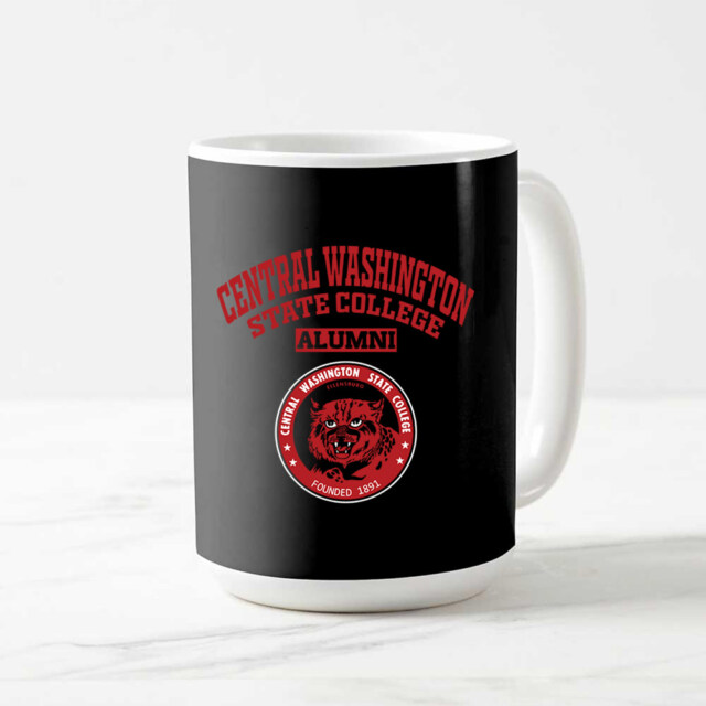 Central Washington State College CWSC WA LG Alumni Mug