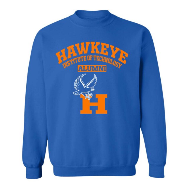 Hawkeye Institute of Technology hawks IA LG Alumni Sweatshirt