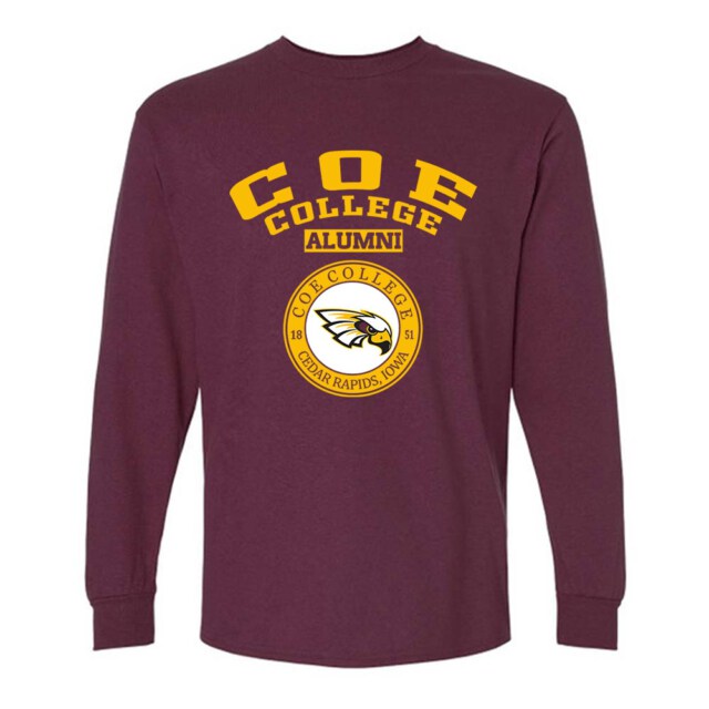 Coe College Kohawks IA LG Alumni Long Sleeve
