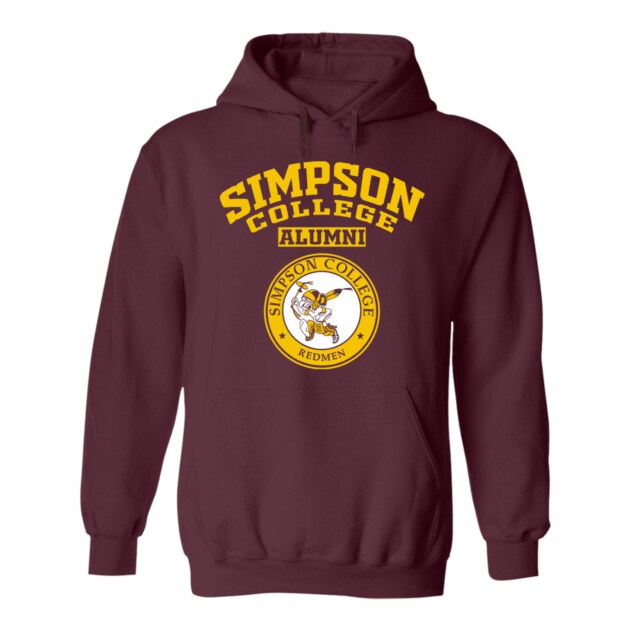 Simpson College Redmen IA LG Alumni Hoodie