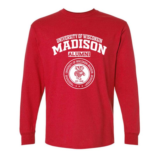 University of Wisconsin Madison Badgers WI LG Alumni Long Sleeve
