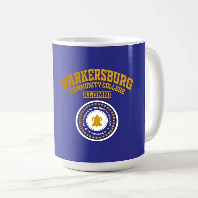 Parkersburg Community College Dark WV LG Alumni Mug