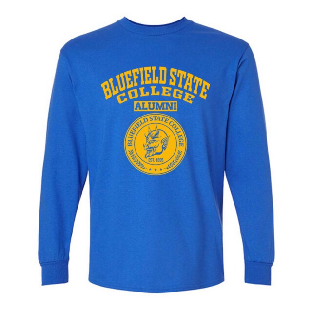 Bluefield State College Big Blues WV LG Alumni Long Sleeve