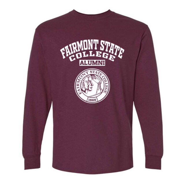 Fairmont State College Dark WV LG Alumni Long Sleeve