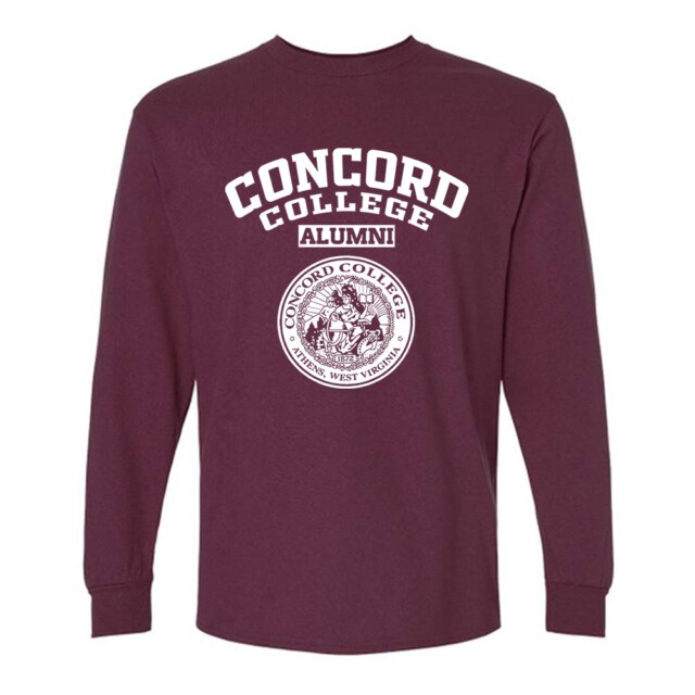 Concord College Dark WV LG Alumni Long Sleeve