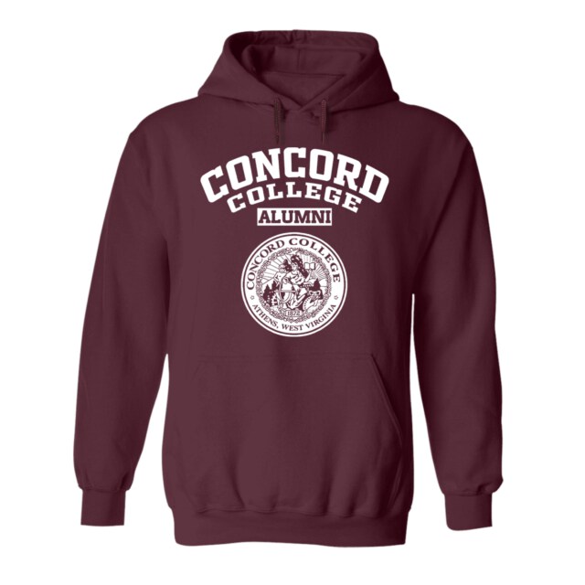 Concord College Dark WV LG Alumni Hoodie