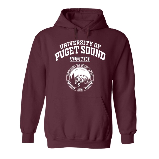 University of Puget Sound Dark WA LG Alumni Hoodie