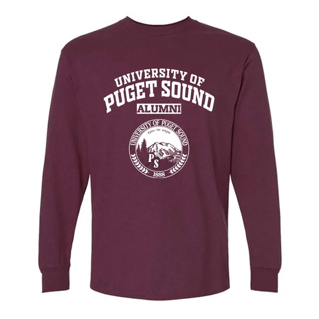 University of Puget Sound Dark WA LG Alumni Long Sleeve