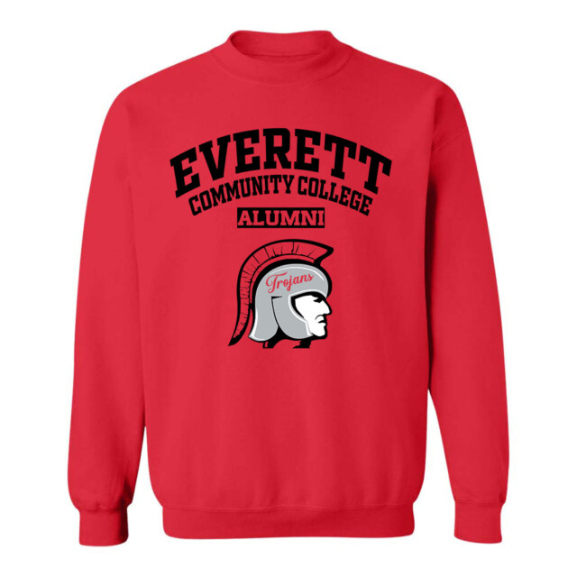 Everett Community College Trojans WA LG Alumni Sweatshirt