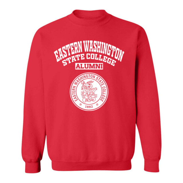 Eastern Washington State College EWSC Dark WA LG Alumni Sweatshirt