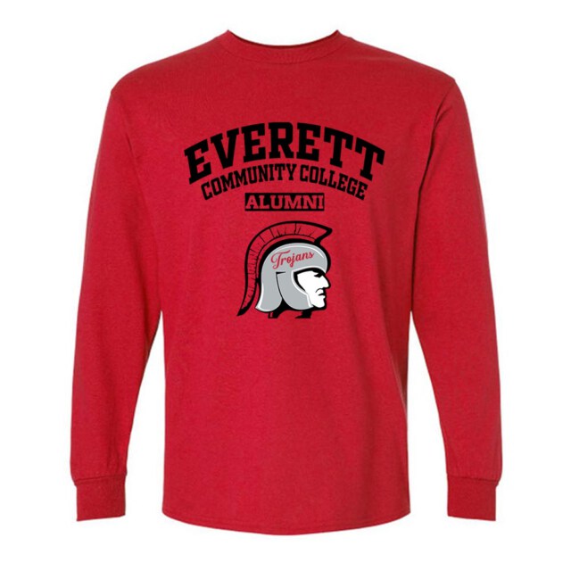 Everett Community College Trojans WA LG Alumni Long Sleeve