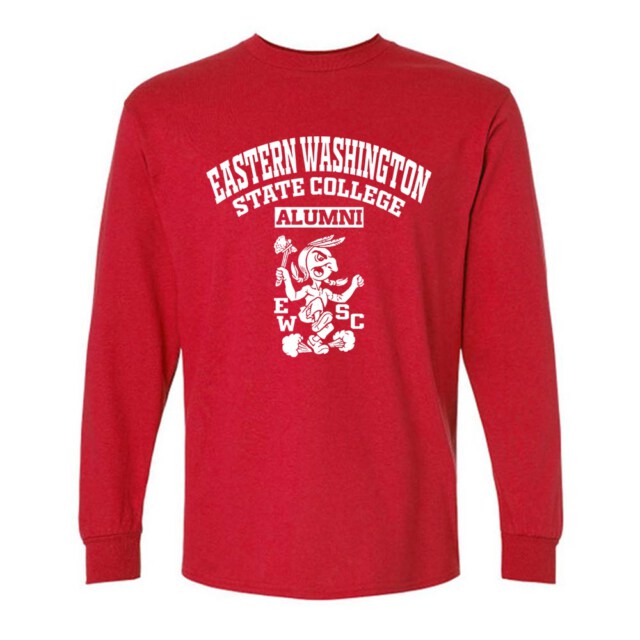 Eastern Washington State College EWSC WA LG Alumni Long Sleeve