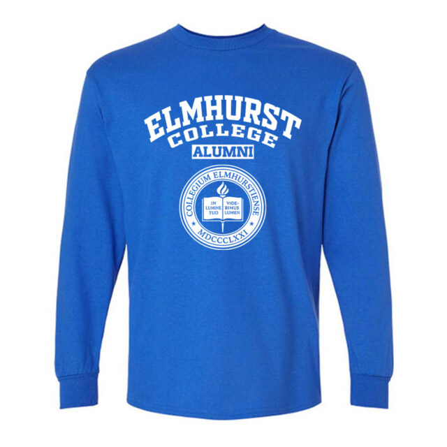 Elmhurst College Dark IL LG Alumni Long Sleeve