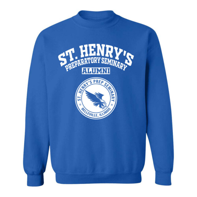 St Henrys Prep Seminary Eagles IL LG Alumni Sweatshirt