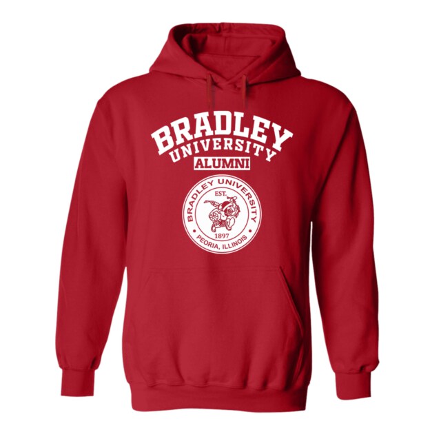 Bradley University Braves IL LG Alumni Hoodie
