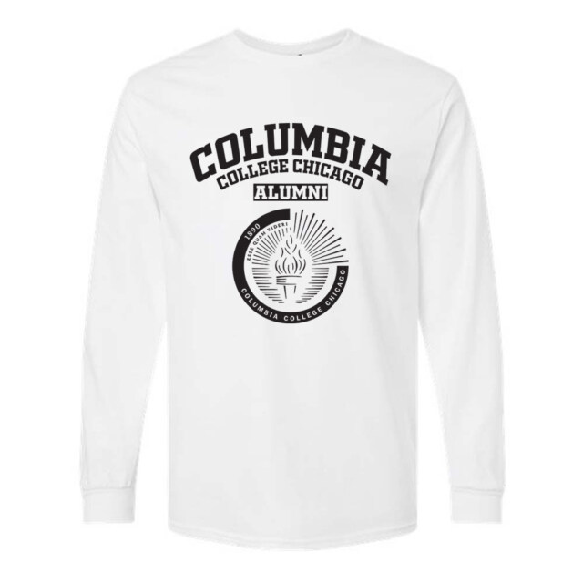 Columbia College Chicago Light IL LG Alumni Long Sleeve