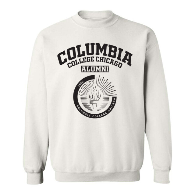 Columbia College Chicago Light IL LG Alumni Sweatshirt