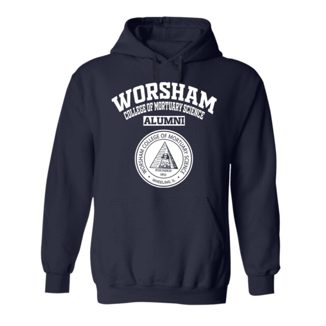 Worsham College Of Mortuary Science Dark IL LG Alumni Hoodie