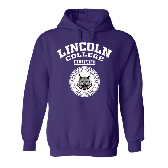 Lincoln College Lynx IL LG Alumni Hoodie