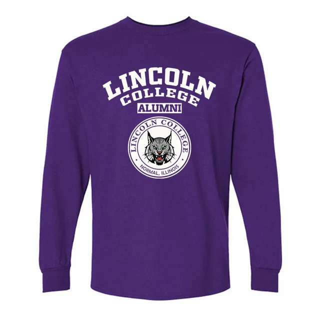 Lincoln College Lynx IL LG Alumni Long Sleeve
