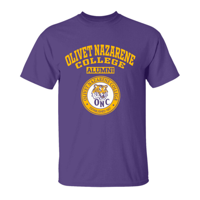 Olivet Nazarene College IL LG Alumni T Shirt