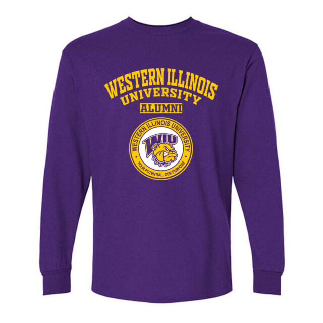 Western Illinois University IL LG Alumni Long Sleeve