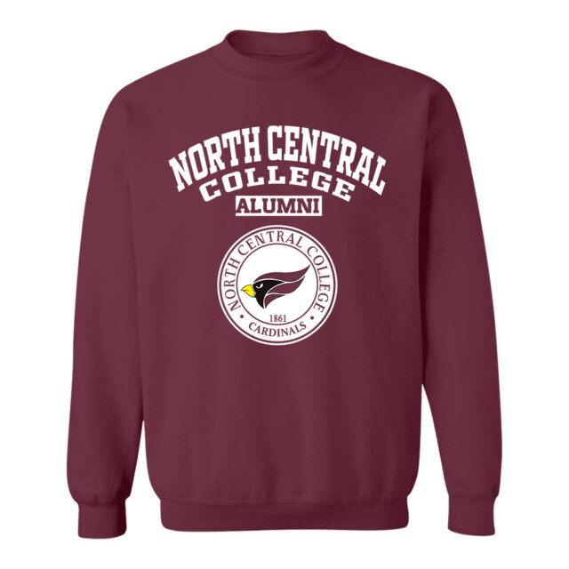 North Central College Cardinals IL LG Alumni Sweatshirt
