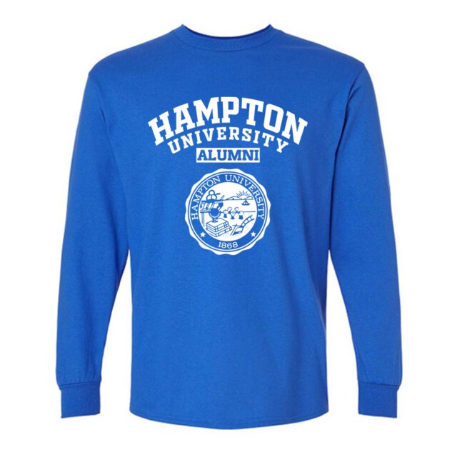 Hampton University VA LG Alumni Long Sleeve