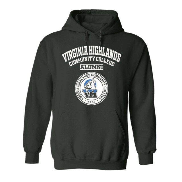 Virginia Highlands Community College Wolves VA LG Alumni Hoodie