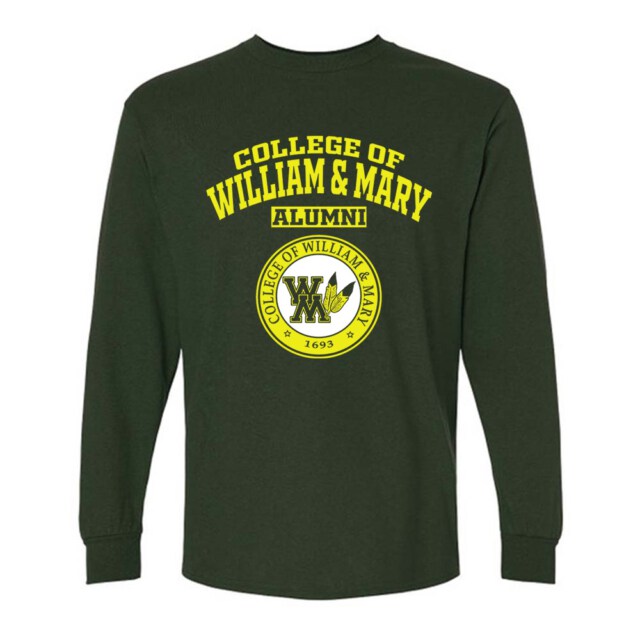 College of William & Mary Indians VA LG Alumni Long Sleeve