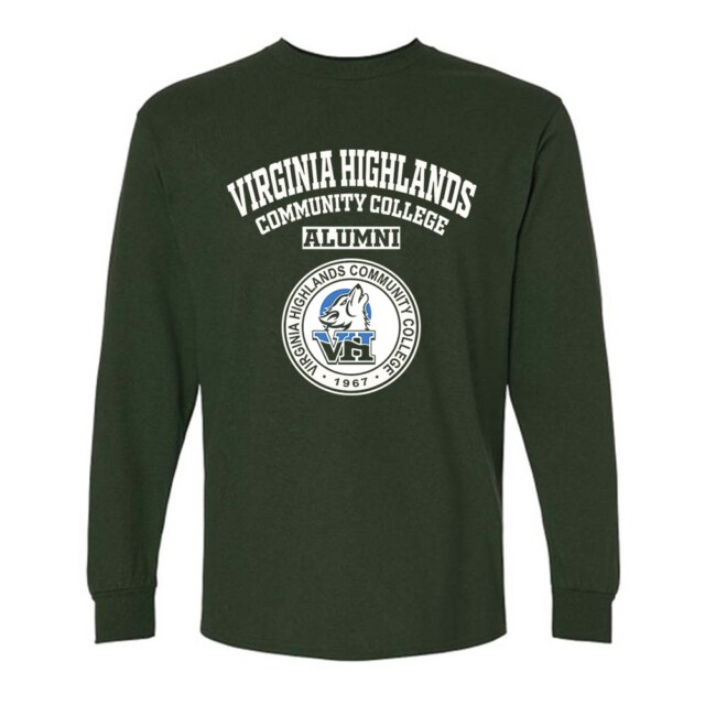 Virginia Highlands Community College Wolves VA LG Alumni Long Sleeve