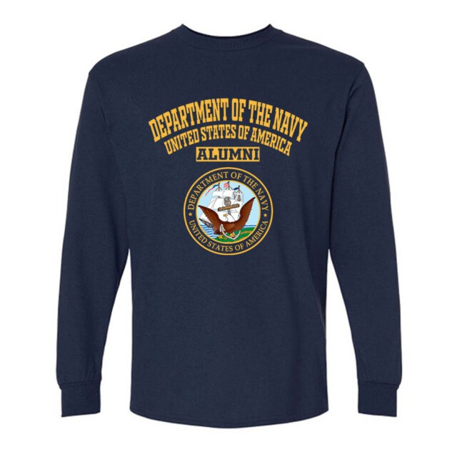 Department of The navy United States of America VA LG Alumni Long Sleeve