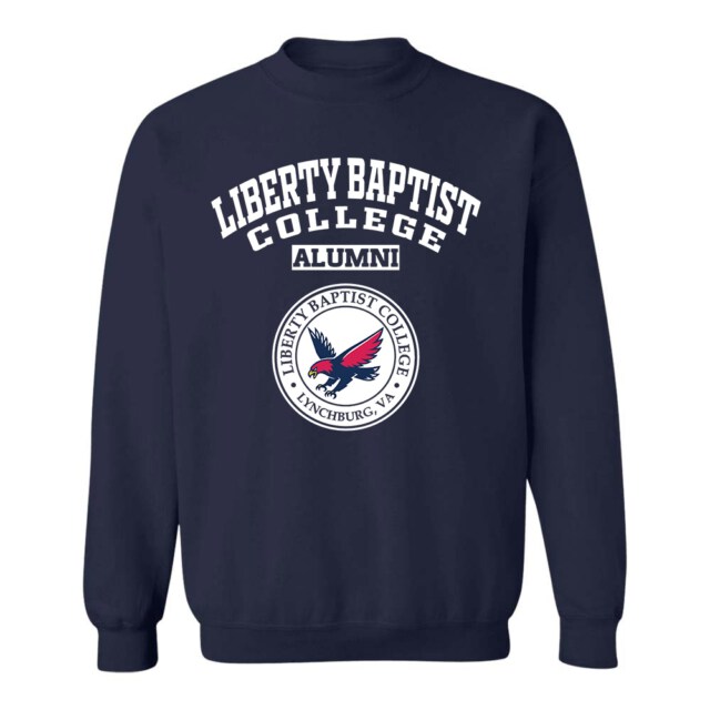 Liberty Baptist College Flames VA LG Alumni Sweatshirt