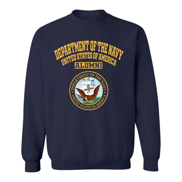 Department of The navy United States of America VA LG Alumni Sweatshirt