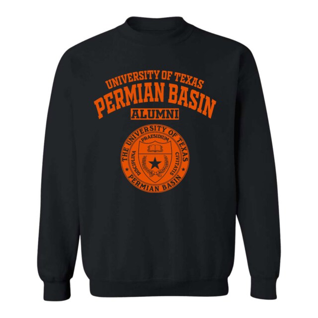 University of Texas Permian Basin UTPB Dark TX LG Alumni Sweatshirt
