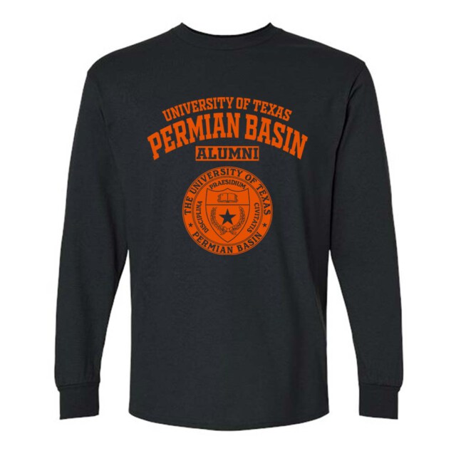 University of Texas Permian Basin UTPB Dark TX LG Alumni Long Sleeve
