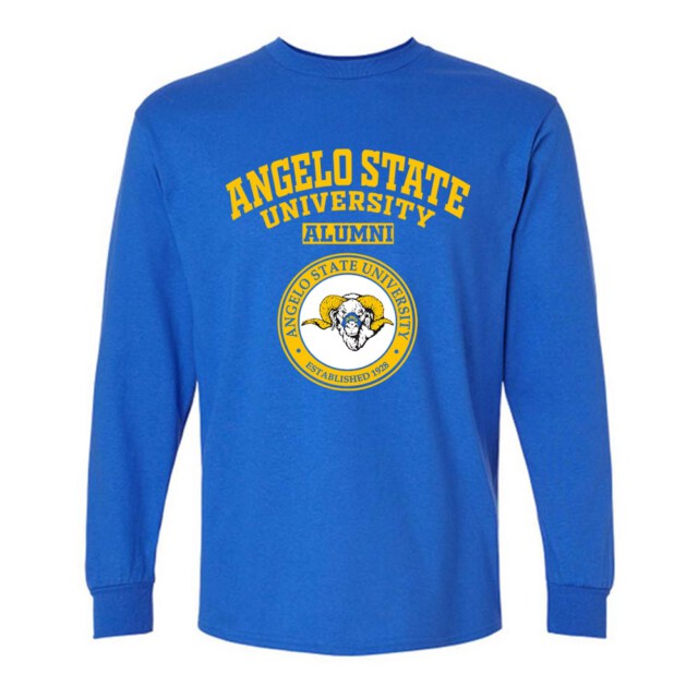 Angelo State University Rams TX LG Alumni Long Sleeve