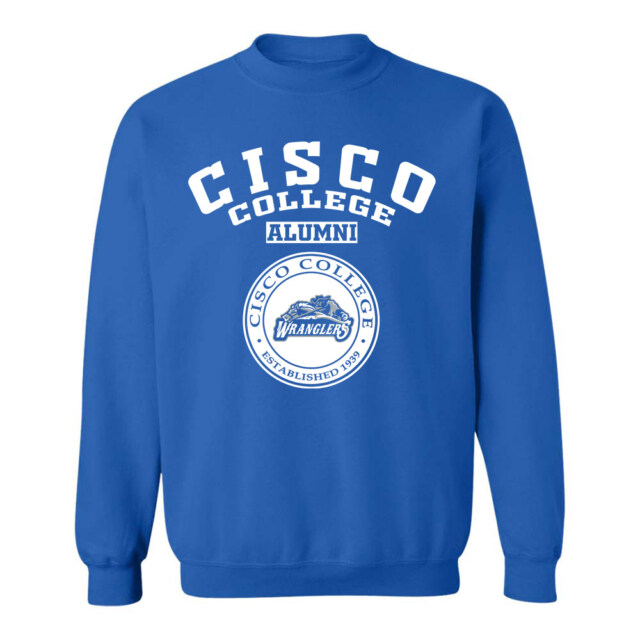 Cisco College Wranglers TX LG Alumni Sweatshirt