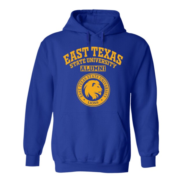 East Texas State University ETSU Lions TX LG Alumni Hoodie