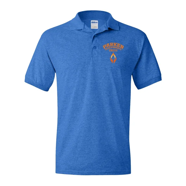 Parker College of Chiropractic Dark TX LG Alumni Polo