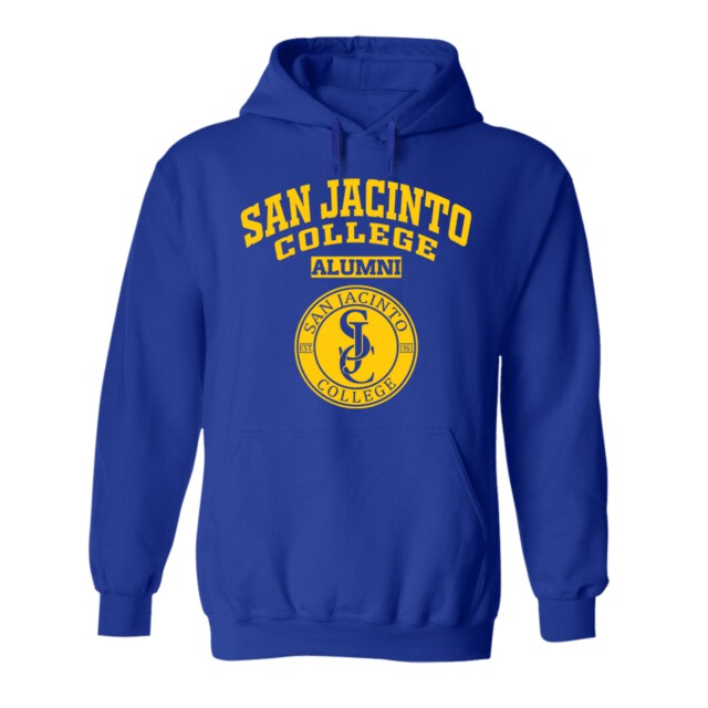 San Jacinto College Dark TX LG Alumni Hoodie