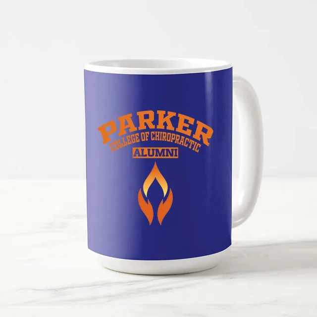 Parker College of Chiropractic Dark TX LG Alumni Mug