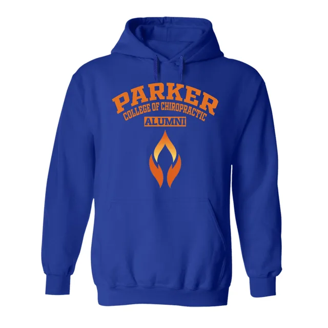 Parker College of Chiropractic Dark TX LG Alumni Hoodie