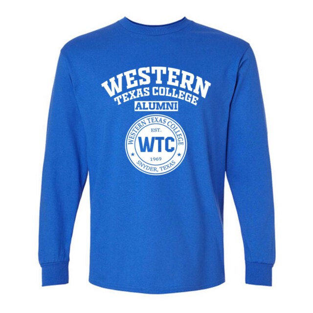 Western Texas College Dark TX LG Alumni Long Sleeve