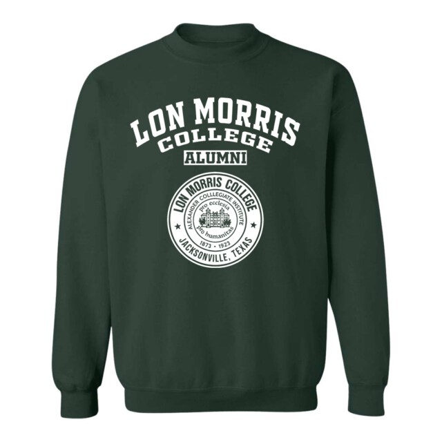 Lon Morris College Dark TX LG Alumni Sweatshirt