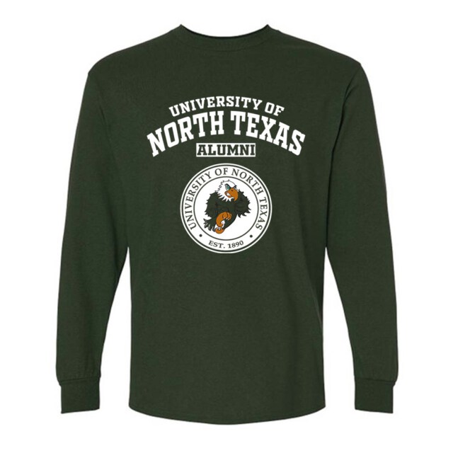 University of North Texas Eagles TX LG Alumni Long Sleeve