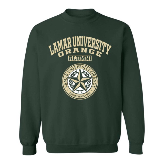 Lamar University Orange TX LG Alumni Sweatshirt
