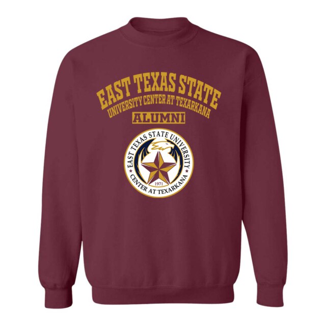 East Texas State University Center at Texarkana Dark TX LG Alumni Sweatshirt